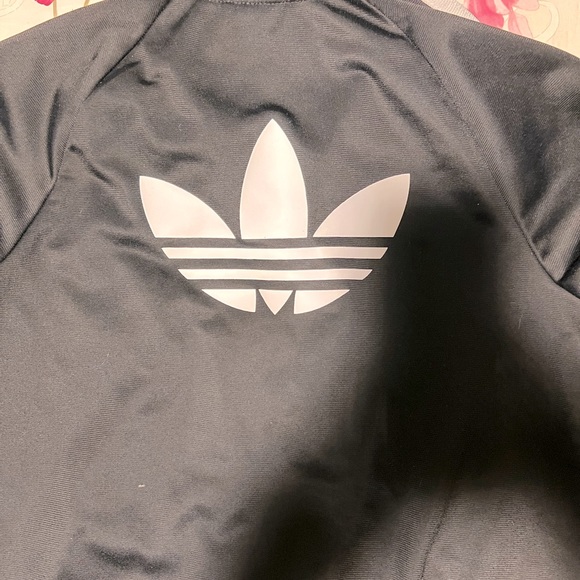 ADIDAS full zip black white jacket - Picture 5 of 5
